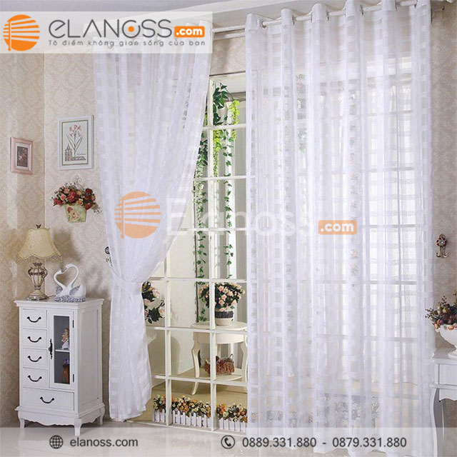 Mẫu rèm vải lụa